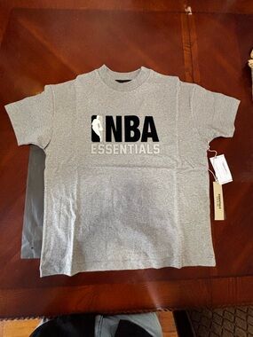 Snob Essentials Gray NBA Essentials Logo Short-Sleeve Tee